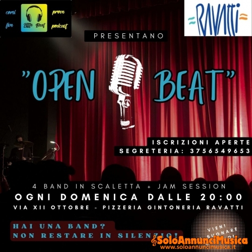 iscrizioni aperte open mic