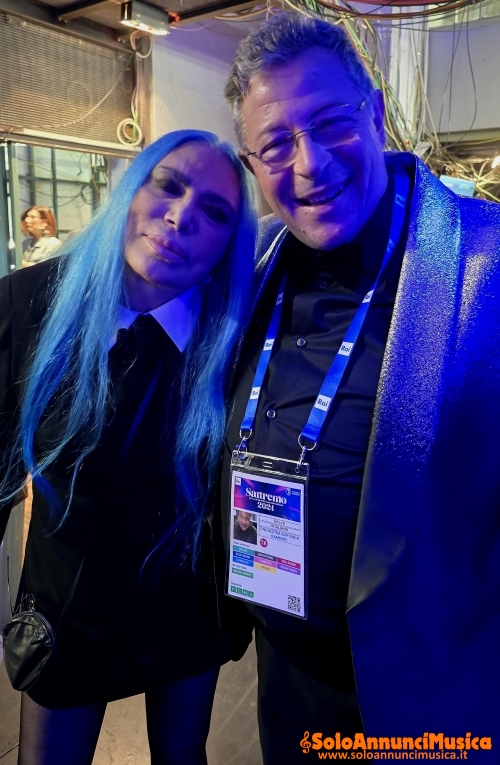   Vitaliano Gallo e Cristina Noris al  Festival di SanRemo 74° Edizione 2024