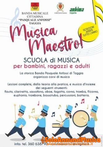 Taggia: Salvatore Revelli 200* e la Banda P. Anfossi dirige il M* Vitaliano Gallo