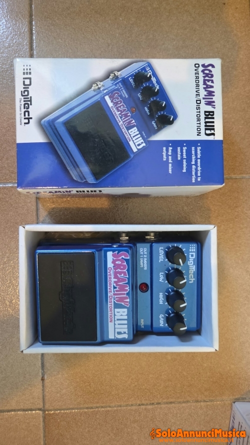 Digitech Screamin’ Blues Overdrive/Distortion – Ottime condizioni + scatola originale